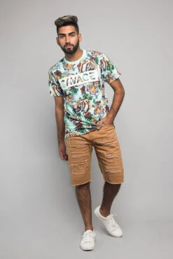 3D Savage Tiger Print T-Shirt -Victorious TS7283 CAB 5