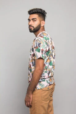 3D Savage Tiger Print T-Shirt -Victorious TS7283 ROS 2