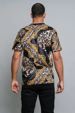 Crystal Leopard T-Shirt -Victorious TS7288 BLK 3