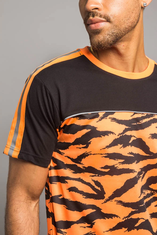 Reflective Tiger Striped T-Shirt 7 Reflective Tiger Striped T-Shirt - Image 5