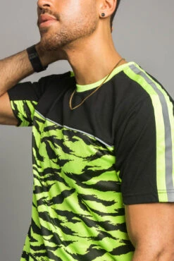 Reflective Tiger Striped T-Shirt 24 Reflective Tiger Striped T-Shirt -Victorious TS7320 NYL 6