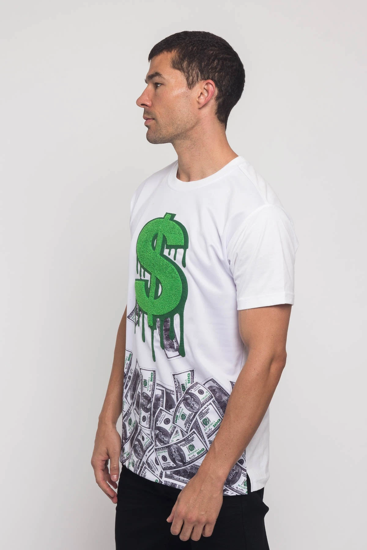 Chenille Dollar Sign T-Shirt 5 Chenille Dollar Sign T-Shirt - Image 3