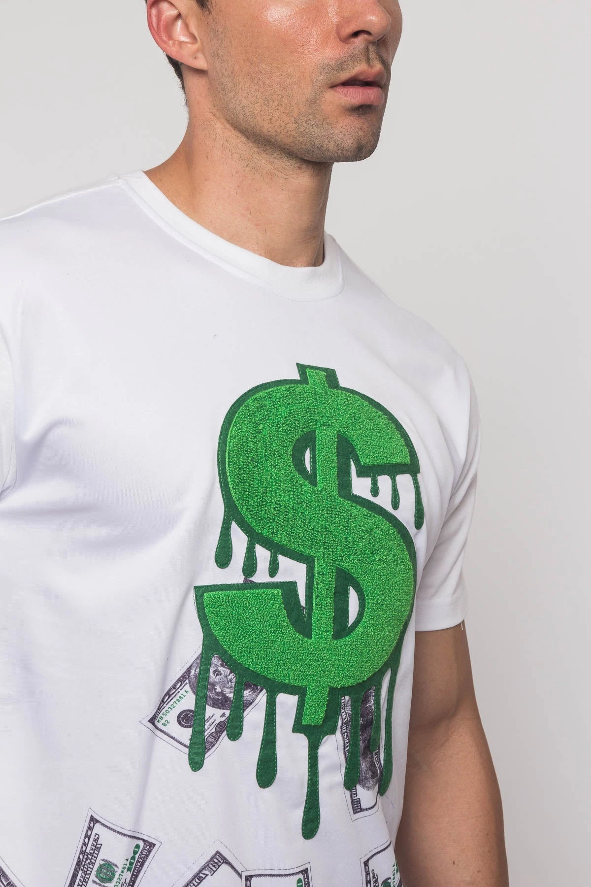 Chenille Dollar Sign T-Shirt 8 Chenille Dollar Sign T-Shirt - Image 6