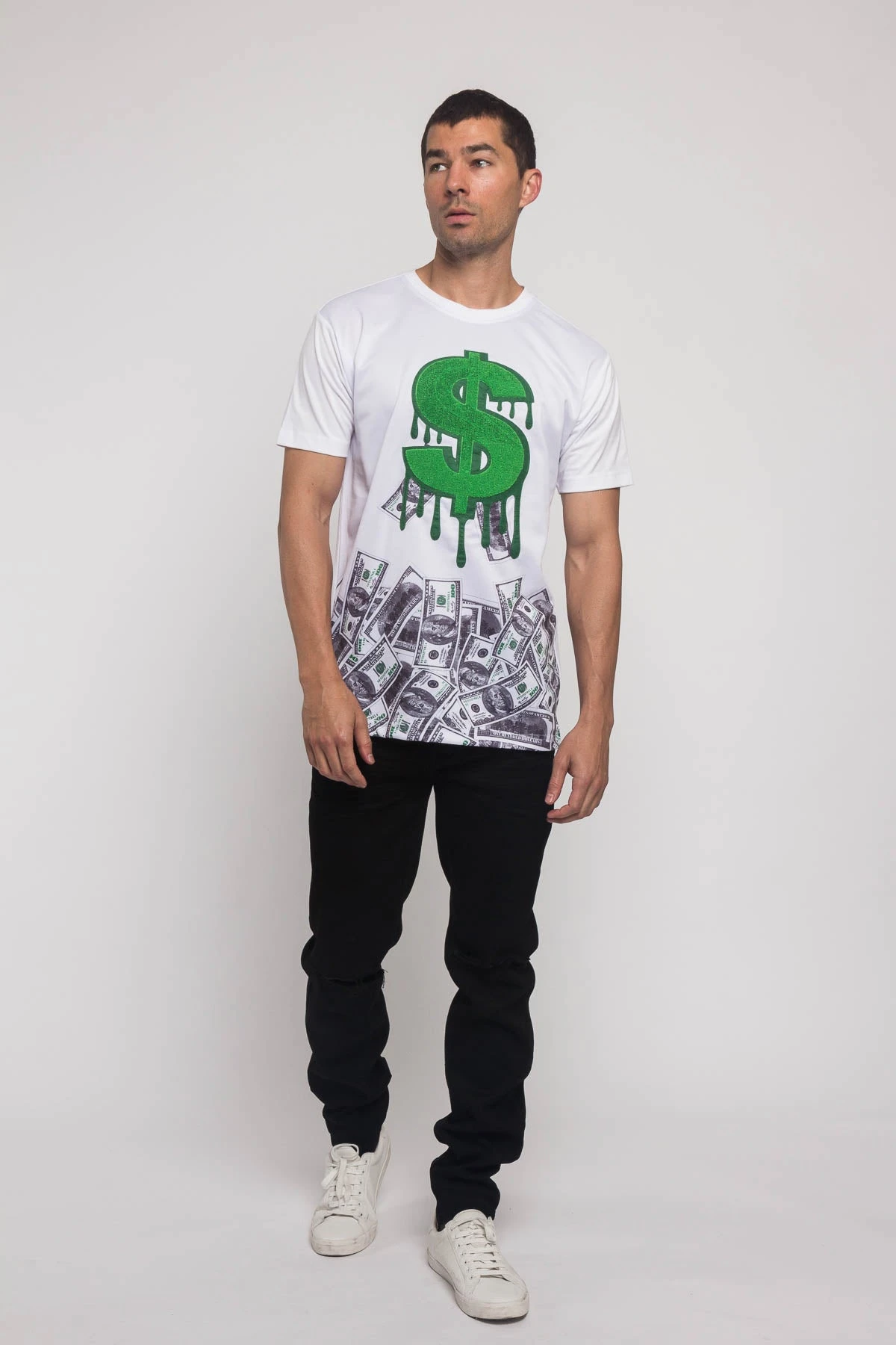 Chenille Dollar Sign T-Shirt 9 Chenille Dollar Sign T-Shirt - Image 7