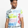 Tie Dye Graffiti T-Shirt 2 Tie Dye Graffiti T-Shirt -Victorious TS7351 BLU 1