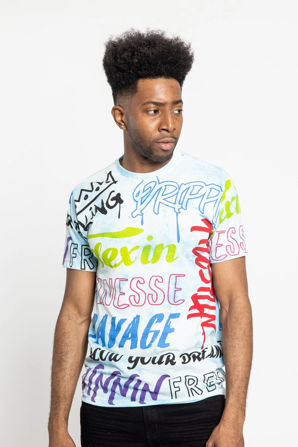 Tie Dye Graffiti T-Shirt 2 Tie Dye Graffiti T-Shirt