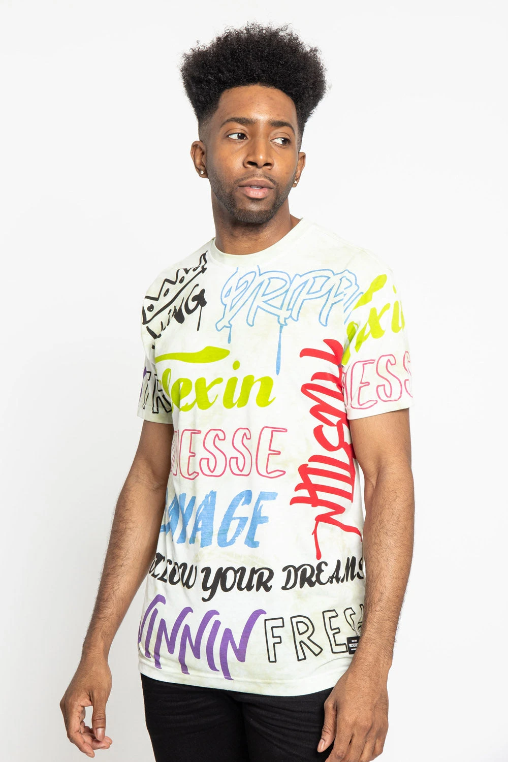 Tie Dye Graffiti T-Shirt 3 Tie Dye Graffiti T-Shirt - Image 2