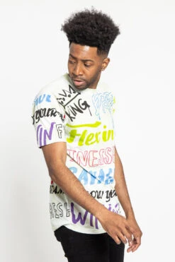 Tie Dye Graffiti T-Shirt 22 Tie Dye Graffiti T-Shirt -Victorious TS7351 LME 4