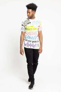 Tie Dye Graffiti T-Shirt 23 Tie Dye Graffiti T-Shirt -Victorious TS7351 LME 5