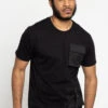 Double Pocket Utility T-Shirt -Victorious TS7355 BLK 1