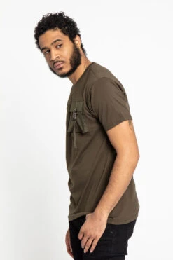 Utility Pocket T-Shirt 28 Utility Pocket T-Shirt -Victorious TS7356 OLV 2