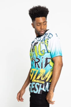 Big Graffiti T-Shirt -Victorious TS7362 BLU 2