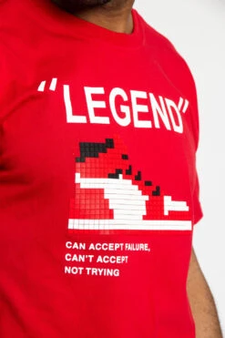 Legend Lego Pixel T-Shirt -Victorious TS7375 RED 6