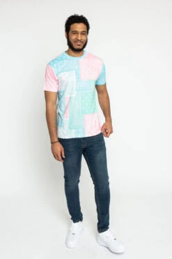 Multi Color Bandana T-Shirt -Victorious TS7377 PST 5