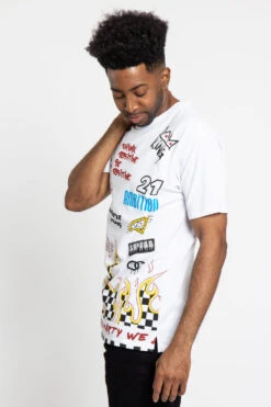 Party Graphic T-Shirt -Victorious TS7378 WHT 2