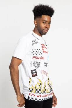 Party Graphic T-Shirt -Victorious TS7378 WHT 4