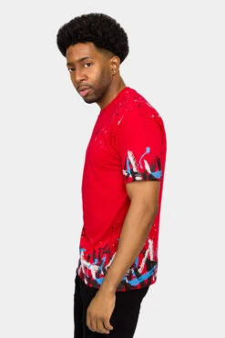 Graffiti Paint T-Shirt -Victorious TS7388 RED 2