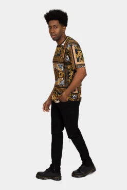 Luxury High Fashion T-Shirt -Victorious TS7391 BLK 4