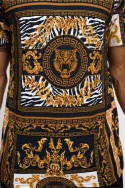 Luxury High Fashion T-Shirt -Victorious TS7391 BLK 5