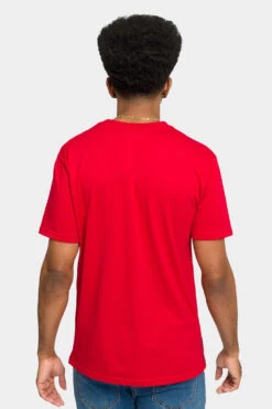 Rhinestone Studded Crowned King T-Shirt -Victorious TS7405 RED 3