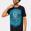 Paisley Print Embossed Lion T-Shirt -Victorious TS7408 BMD 1