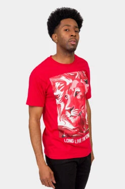Long Live The King Graphic Tee -Victorious TS7409 RED 4