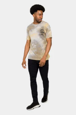 Money Over Everything Tie Dye T-Shirt -Victorious TS7410 GLD 5