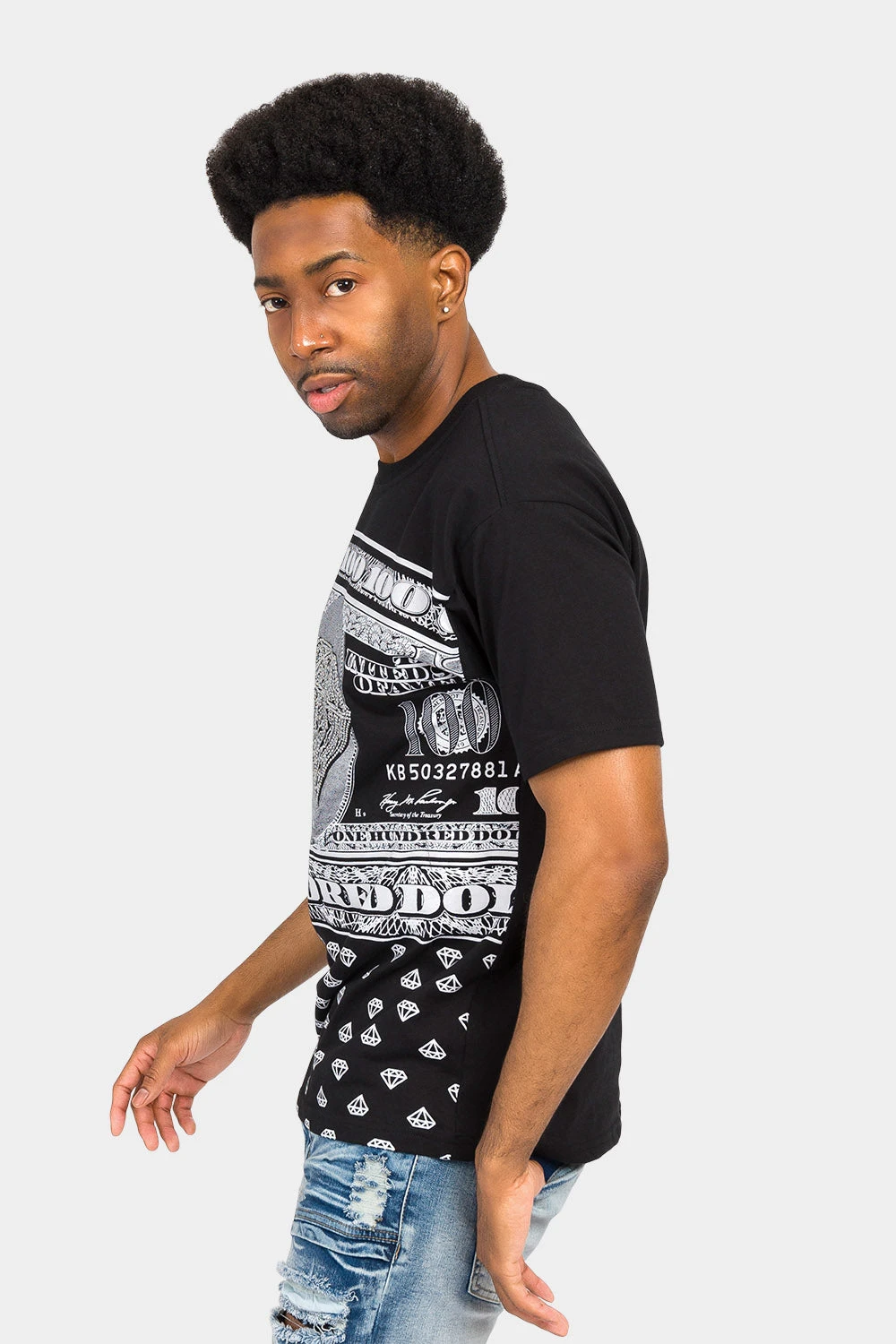 Diamond Money T-Shirt 4 Diamond Money T-Shirt - Image 2