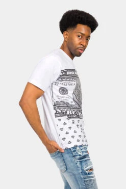 Diamond Money T-Shirt 20 Diamond Money T-Shirt -Victorious TS7414 WHT 4