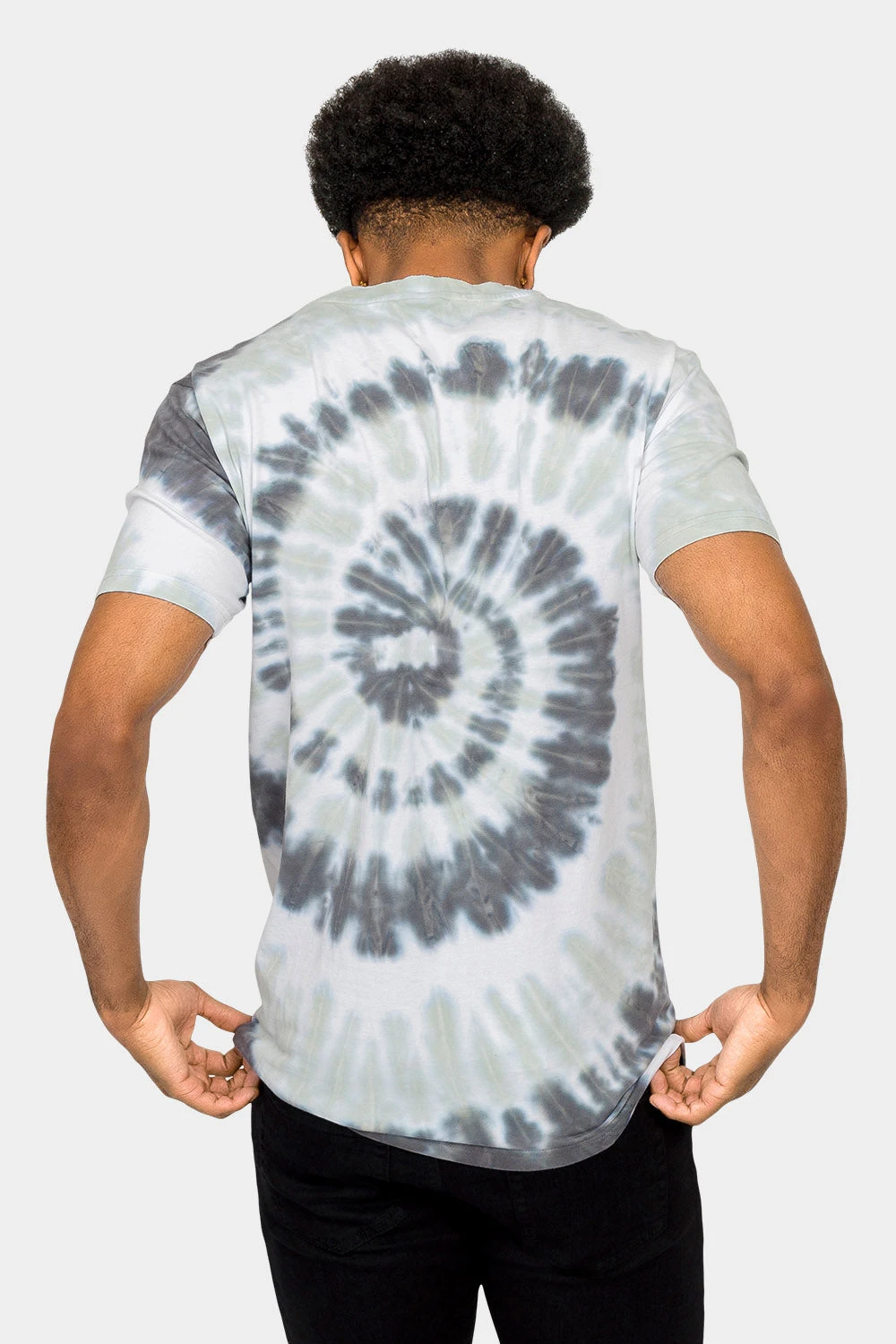 Pastel Spiral Tie Dye Cotton Shirt 5 Pastel Spiral Tie Dye Cotton Shirt - Image 3