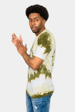 Pastel Spiral Tie Dye Cotton Shirt 18 Pastel Spiral Tie Dye Cotton Shirt -Victorious TS7419 LOO 2