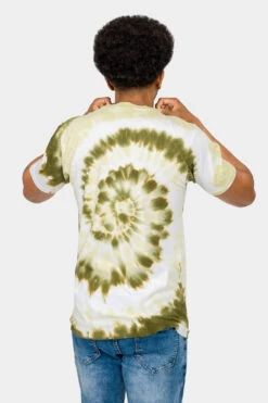Pastel Spiral Tie Dye Cotton Shirt 19 Pastel Spiral Tie Dye Cotton Shirt -Victorious TS7419 LOO 3