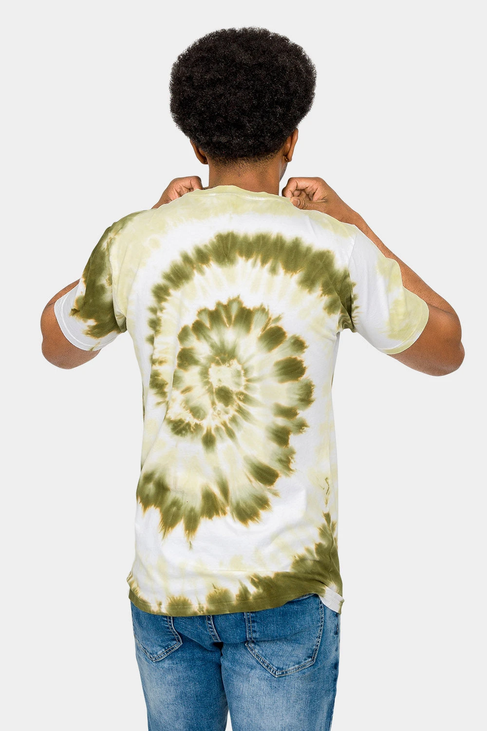 Pastel Spiral Tie Dye Cotton Shirt 10 Pastel Spiral Tie Dye Cotton Shirt - Image 8