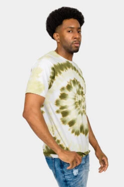 Pastel Spiral Tie Dye Cotton Shirt 20 Pastel Spiral Tie Dye Cotton Shirt -Victorious TS7419 LOO 4