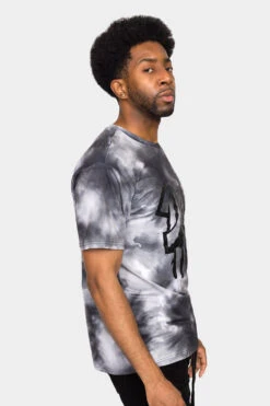 Haze Tie Dye Drip T-Shirt -Victorious TS7421 BKS 4