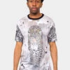 Ink Wash Leopard T-Shirt 1 Ink Wash Leopard T-Shirt -Victorious TS7422 ASB 1