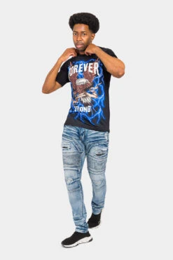 Forever Strong Eagle T-Shirt -Victorious TS7434 BLK 5
