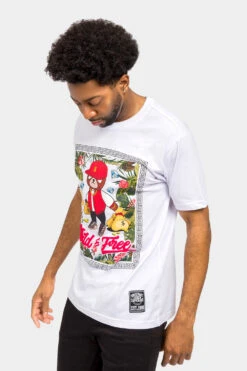 Wild And Free Bear T-Shirt -Victorious TS7445 WHT 2