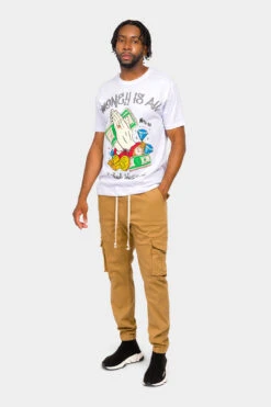 Money Is All T-Shirt -Victorious TS7446 WHT 5