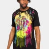 Sparkle Splashed Tiger T-Shirt -Victorious TS7448 BLK 1