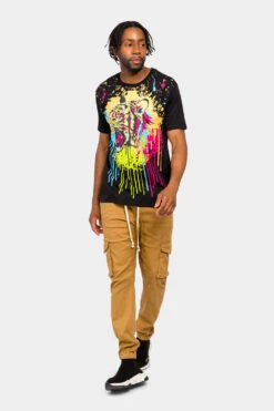 Sparkle Splashed Tiger T-Shirt -Victorious TS7448 BLK 5