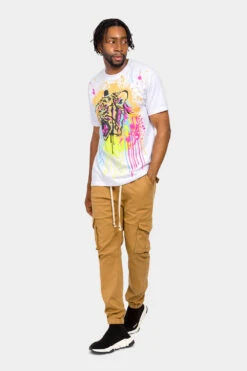 Sparkle Splashed Tiger T-Shirt -Victorious TS7448 WHT 5