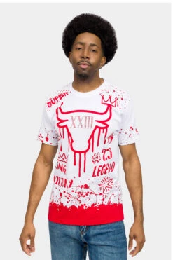 Number 23 Legend Graffiti T-Shirt -Victorious TS7461 RED 1