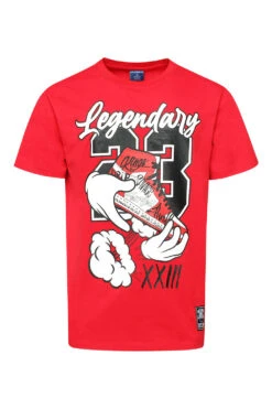 Men's Legendary Shoes Graphic T-Shirts -Victorious TS7504 RED 1