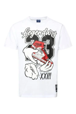 Men's Legendary Shoes Graphic T-Shirts -Victorious TS7504 WHT 1