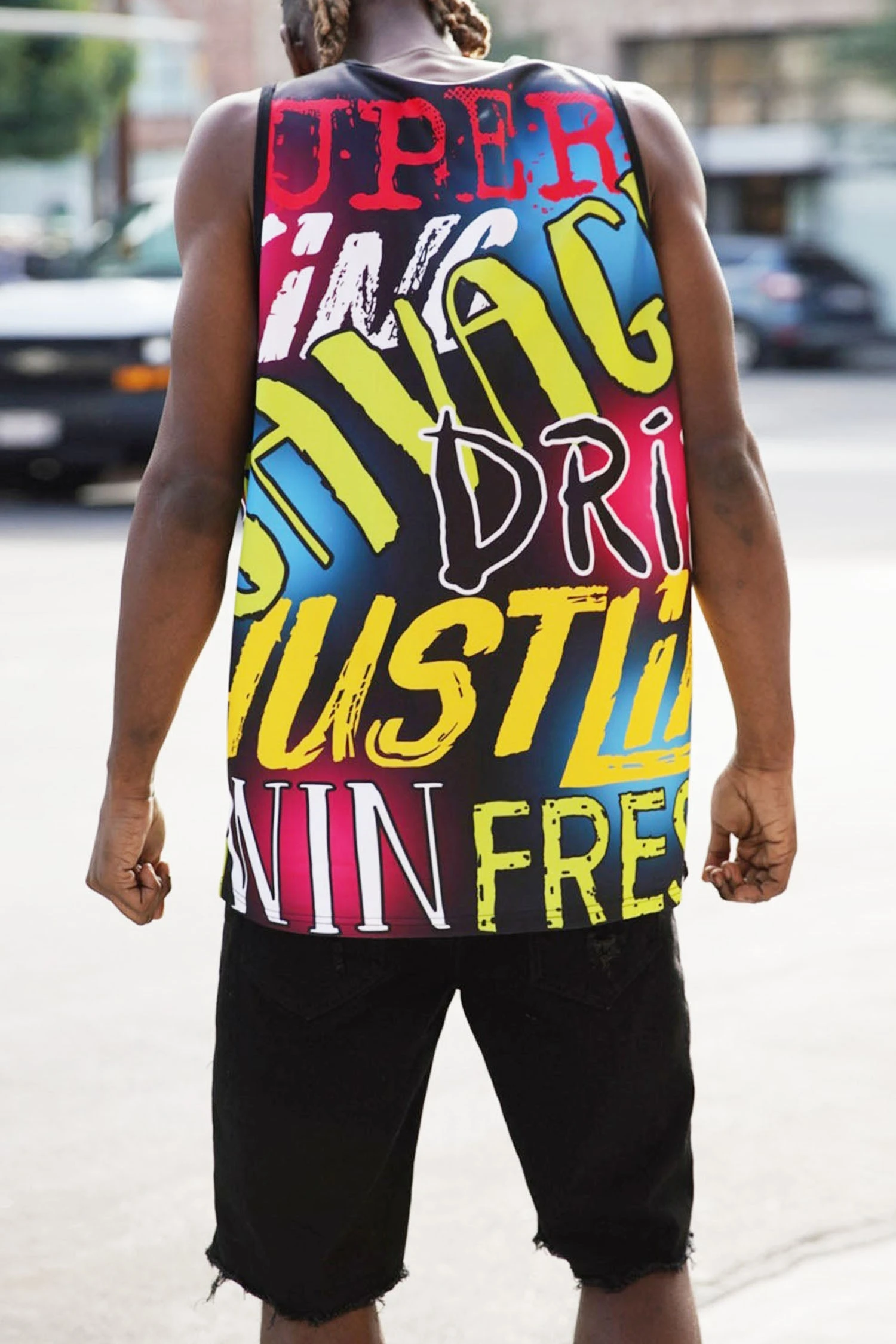 Men's Savage All Over Graphic Tank Top 4 Men's Savage All Over Graphic Tank Top - Image 2