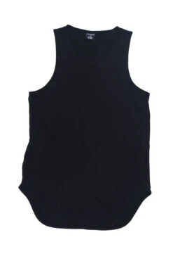 Basic Long Length Curved Hem Tank Top -Victorious TT47 8