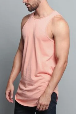 Basic Long Length Curved Hem Tank Top (New 2018 Colorways) 28 Basic Long Length Curved Hem Tank Top (New 2018 Colorways) -Victorious TT47 CRL 2