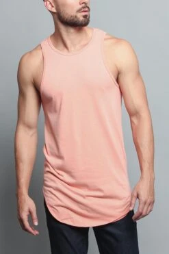 Basic Long Length Curved Hem Tank Top (New 2018 Colorways) 31 Basic Long Length Curved Hem Tank Top (New 2018 Colorways) -Victorious TT47 CRL 5