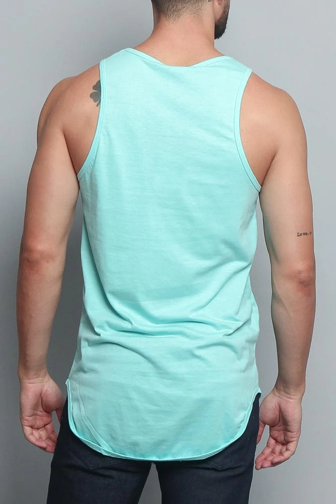 Basic Long Length Curved Hem Tank Top (New 2018 Colorways) 15 Basic Long Length Curved Hem Tank Top (New 2018 Colorways) - Image 13